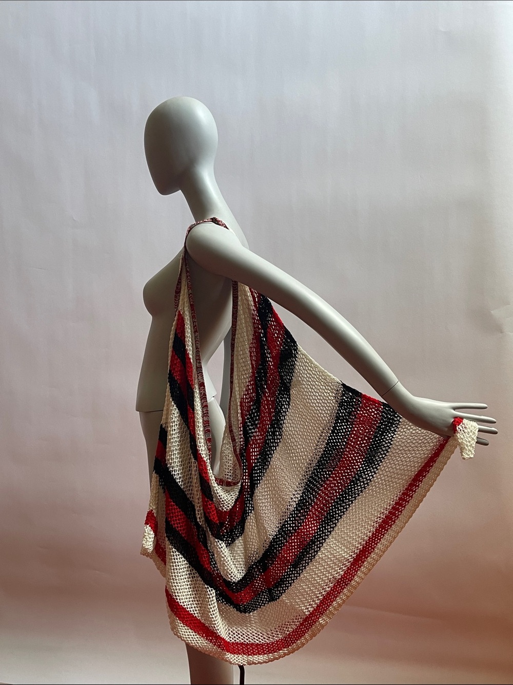 Vivienne Westwood “Benin Bag” Net Square Crochet Wrap NWT NEVER WORN
